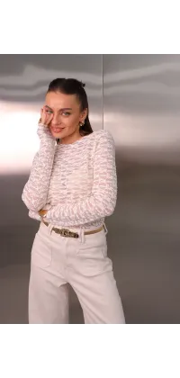 Топ у мереживну сітку, одяг від Jador