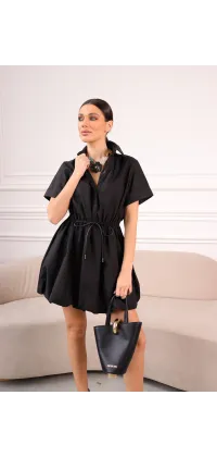 Котонова сукня з акцентом на талії, одяг від Jador