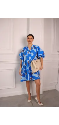 Блакитна сукня oversize, одяг від Jador