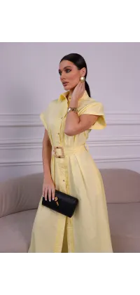 Елегантна сукня довжини міді, одяг від Jador