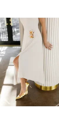 Сукня міді молочна IMPERIAL. Колір: Білий