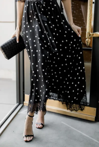 Сукня чорна в горох IMPERIAL