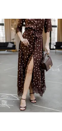 Сукня міді IMPERIAL. Колір: Коричневий