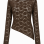 Вишукана мереживна блуза з асиметричним низом