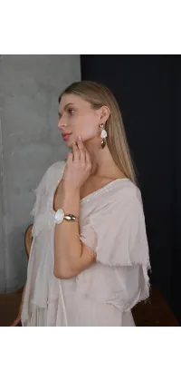 Шовкова сукня беж. Колір: Бежевий