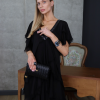 Шовкова сукня чорна