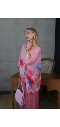 Вишуканий шовковий костюм, одяг від Jador