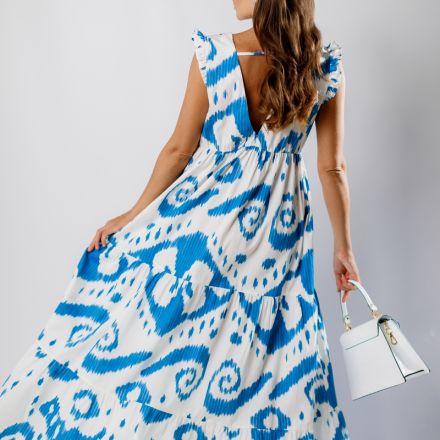 Максі-сукня з оздобленням камінням Swarovski від французького бренду GOA