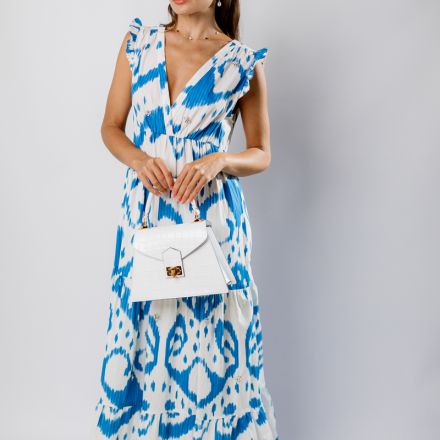 Максі-сукня з оздобленням камінням Swarovski від французького бренду GOA, одяг від Jador