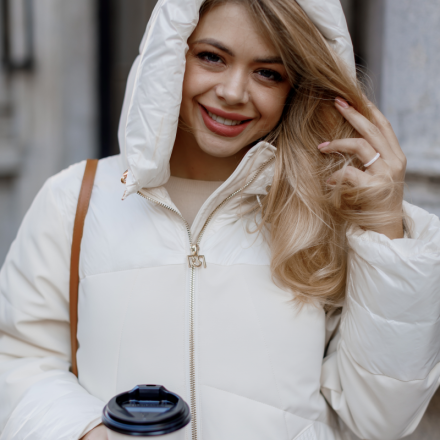фото: Зимова курта oversize. Доступні розміри: xs