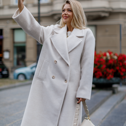 фото: Італійське пальто oversize. Доступні розміри: xs