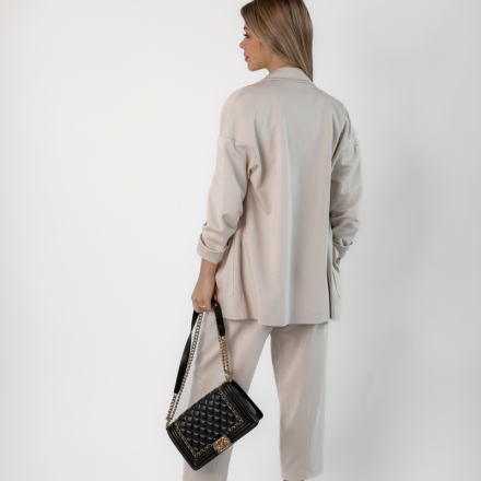 Італійські класичні штани. Колір: Бежевий