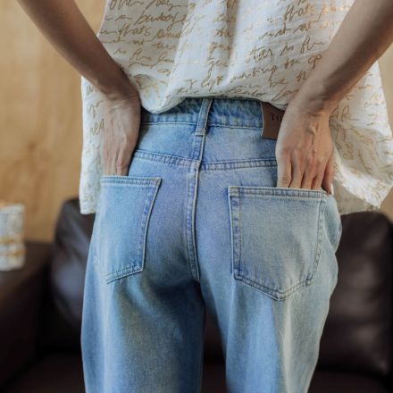 Французькі джинси Toxik. Колір: Блакитний