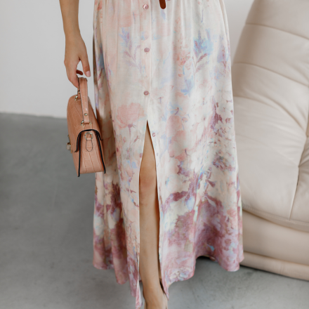 Довга сукня з квітковим принтом. Доступні розміри: xs