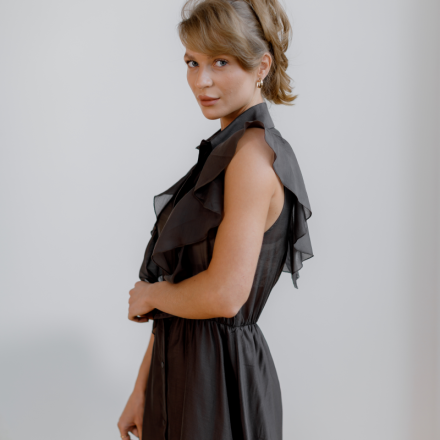 Шоколадна сукня-сорочка IMPERIAL, одяг від Jador