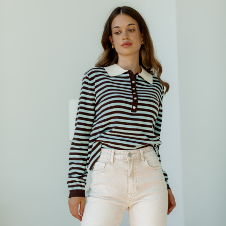 Джинси з високою посадкою. Доступні розміри: l