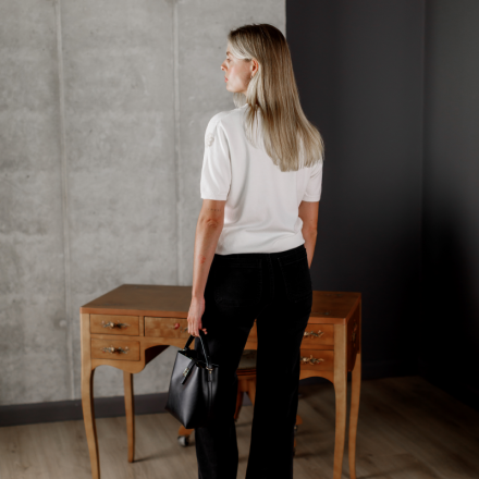 Джинси з накладними кишенями. Колір: Чорний