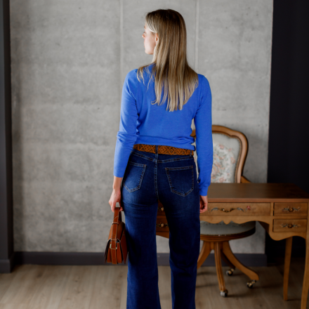 Джинси-кльош з ефектом push-up. Доступні розміри: