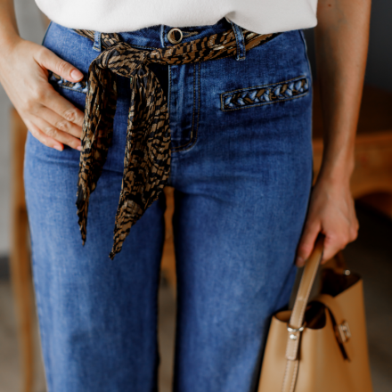 Жіночі джинси з тасьмою, одяг від Jador