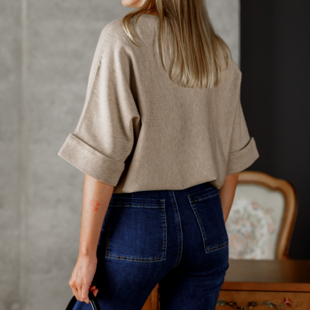 Прямі французькі джинси. Доступні розміри: