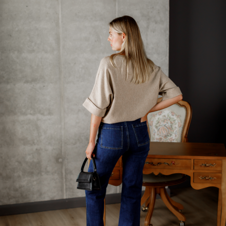 Прямі французькі джинси, одяг від Jador