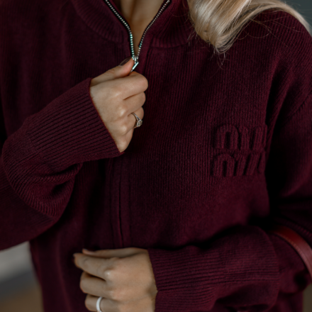 Трикотажний костюм бордо, від Jador