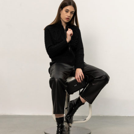 Кардиган на блискавці. Колір: Чорний