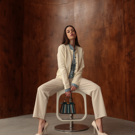 Кардиган в стилі miu miu, одяг від Jador