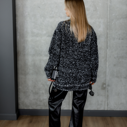 Чорний кардиган oversize. Доступні розміри: tu