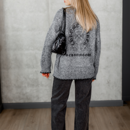 Светр у стилі Chrome Hearts. Доступні розміри: tu