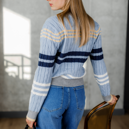 Кардиган жіночий у стилі Polo. Доступні розміри: tu