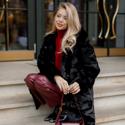 Шуба з екохутра