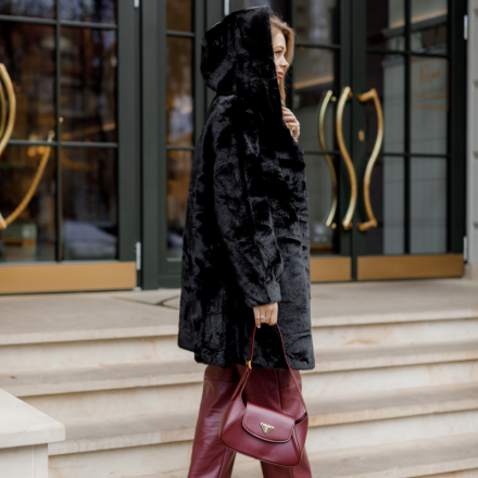 Шуба з екохутра, одяг від Jador