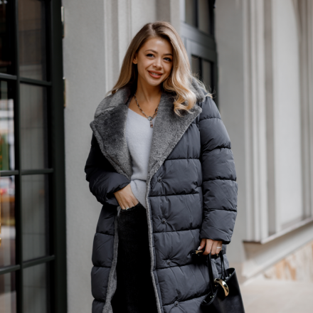 Жіночий зимовий пуховик. Доступні розміри: s