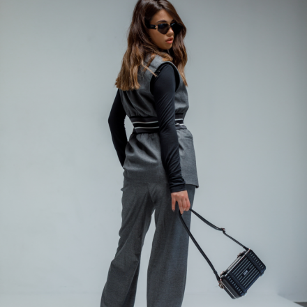 Штани палаццо IMPERIAL. Колір: Сірий