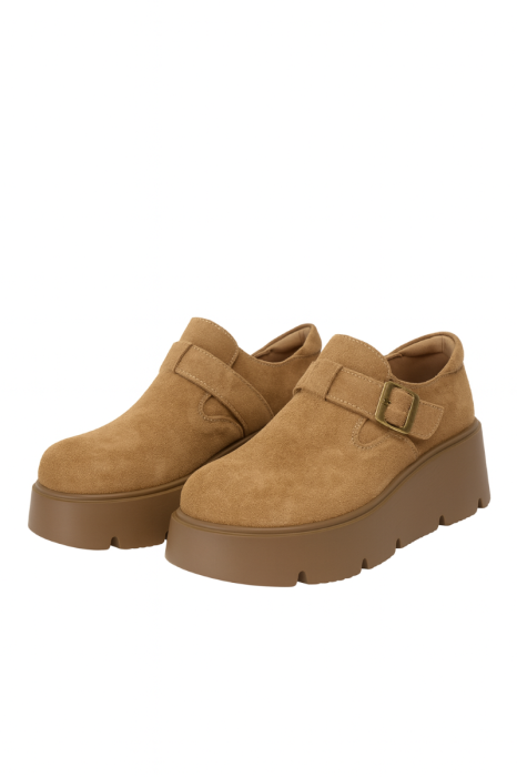 Жіночі преміальні замшеві туфлі-сабо фото