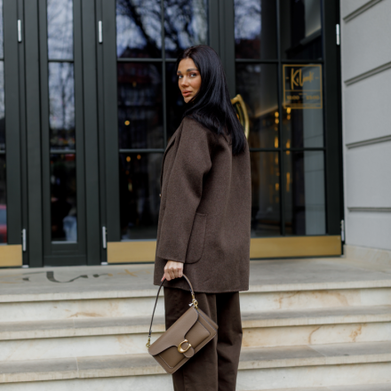 Пальто прямого крою, одяг від Jador