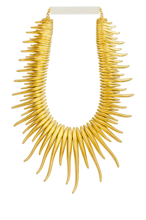 Кольє золотистого кольору фото