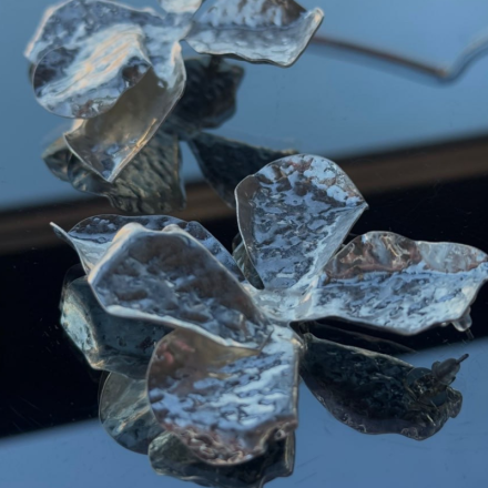 Асиметричні сережки. Колір: Срібний