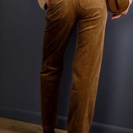 Штани вельвет карамельні. Колір: Карамельний