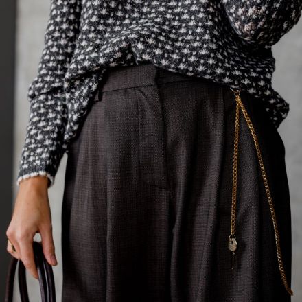 Светр вільного крою. Колір: Сірий