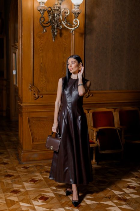 Сукня з екошкіри IMPERIAL