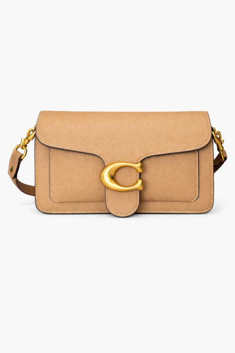 Сумка  з металевою застібкою у стилі Coach фото