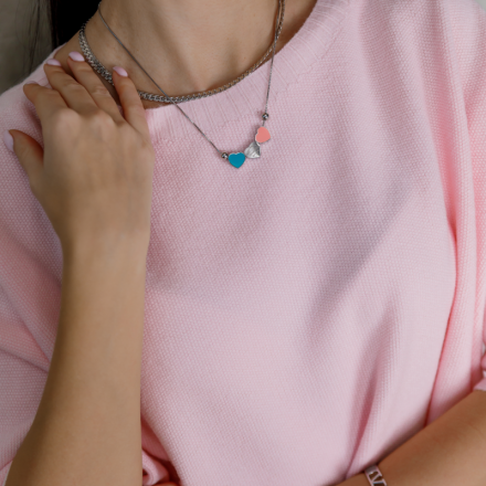 Рожевий светр з рукавом 3/4 зображення 1