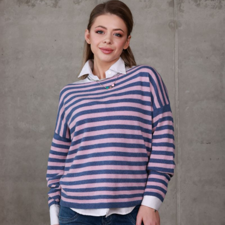 Светр у смужку, одяг від Jador