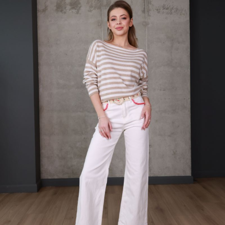 Смугастий светр. Колір: Різнокольоровий