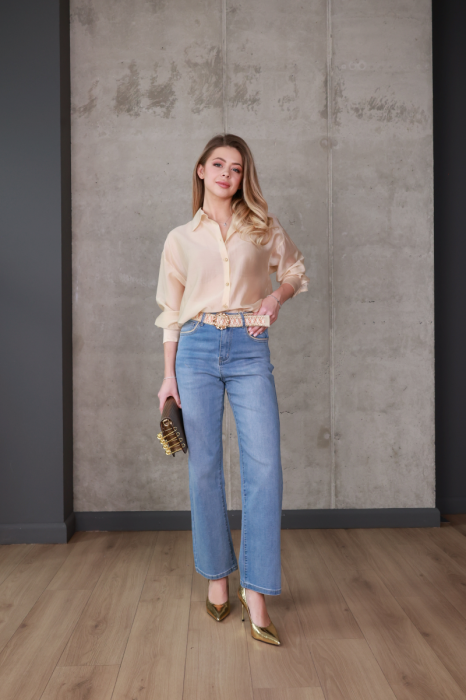 Джинси прямого крою з середньою посадкою