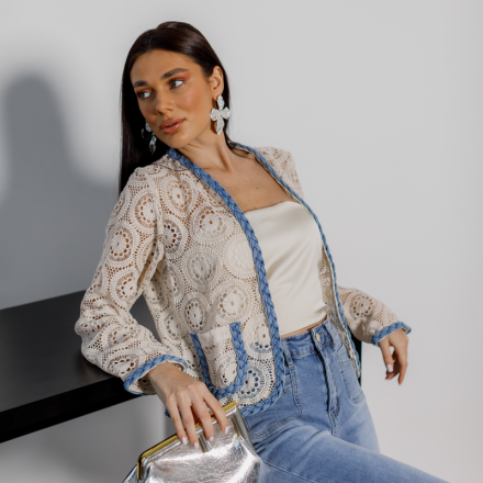 Джинси wide leg з високою посадкою. Колір: Блакитний