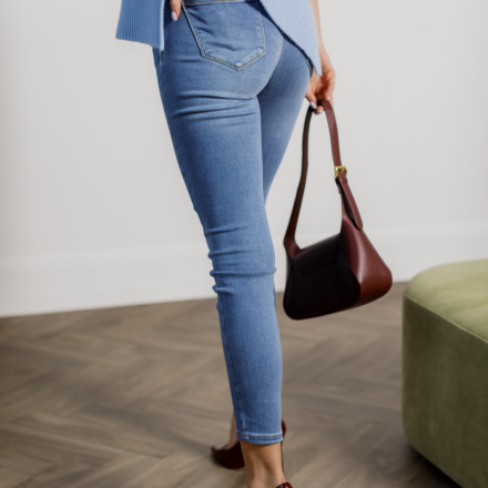 Джинси skinny з високою посадкою, одяг від Jador