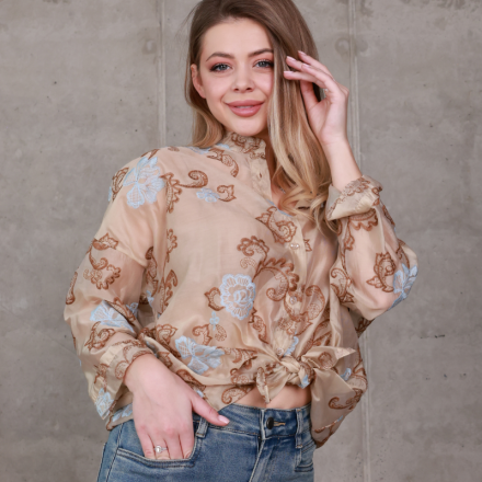 Джинси wide leg у синьому кольорі, одяг від Jador